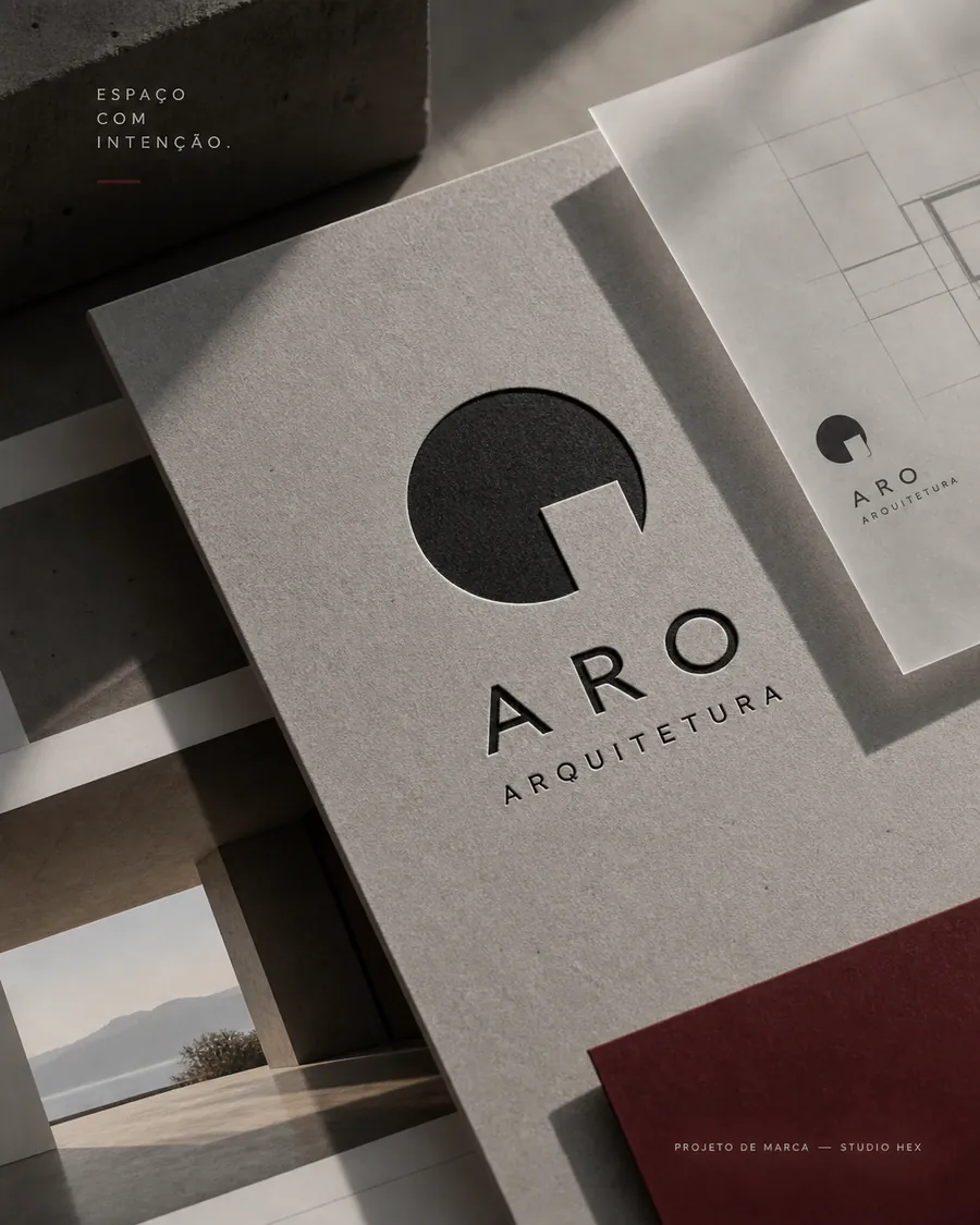 Aro Arquitetura — papelaria