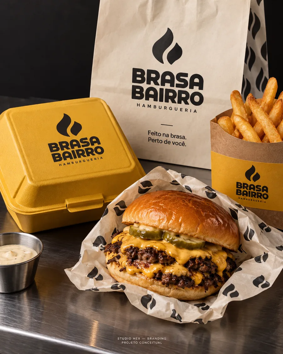 BRASA BAIRRO — Embalagem
