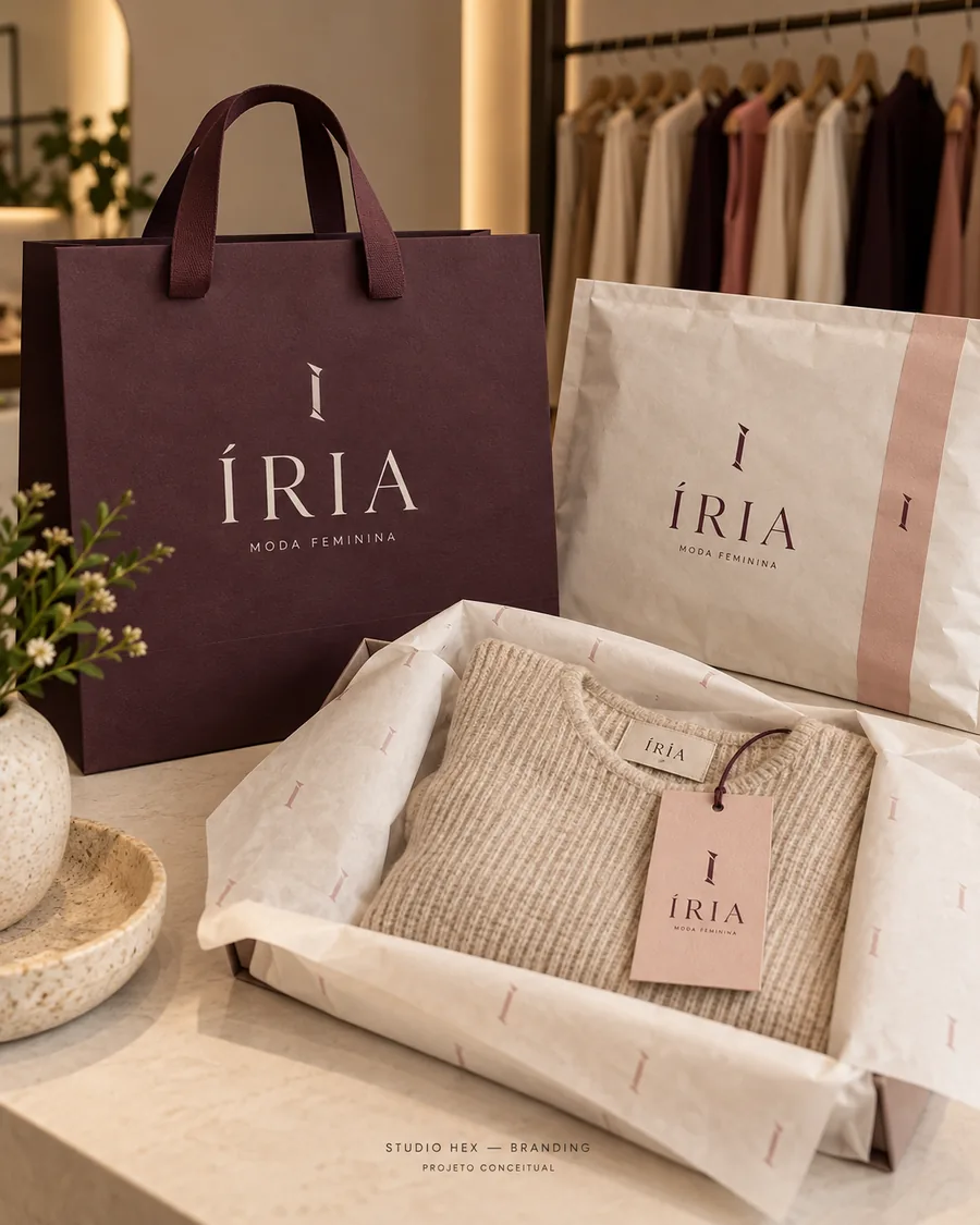 ÍRIA — Embalagem