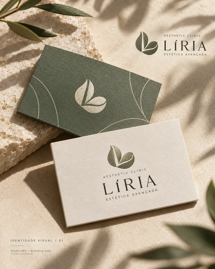 LÍRIA — Identidade visual